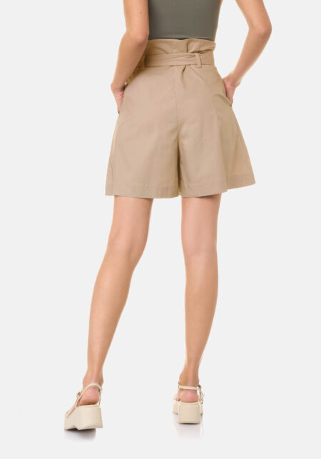 Shorts Fusciacca in cotone Beige - Nicla
