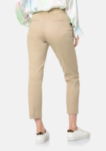 Pants Regular Fit Cotone Satin Beige - Nicla