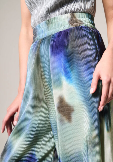 Pantaskirt Plissè in Stampa Tie-Dye Multicolor - Nicla