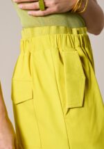Pantaloni Jogger in Tessuto Tecnico Giallo - Nicla