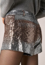 Shorts in Micropaillettes Effetto Sfumato  - Nicla