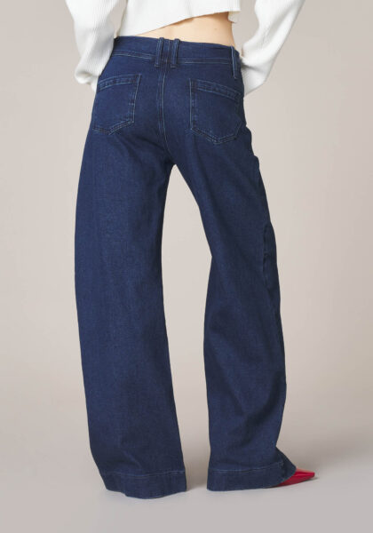 Pantaloni Wide Leg In Denim  - Nicla