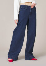 Pantaloni Wide Leg In Denim  - vista frontale | Nicla