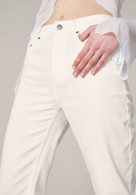 Pantaloni Straight In Denim Sovratinto  - Nicla